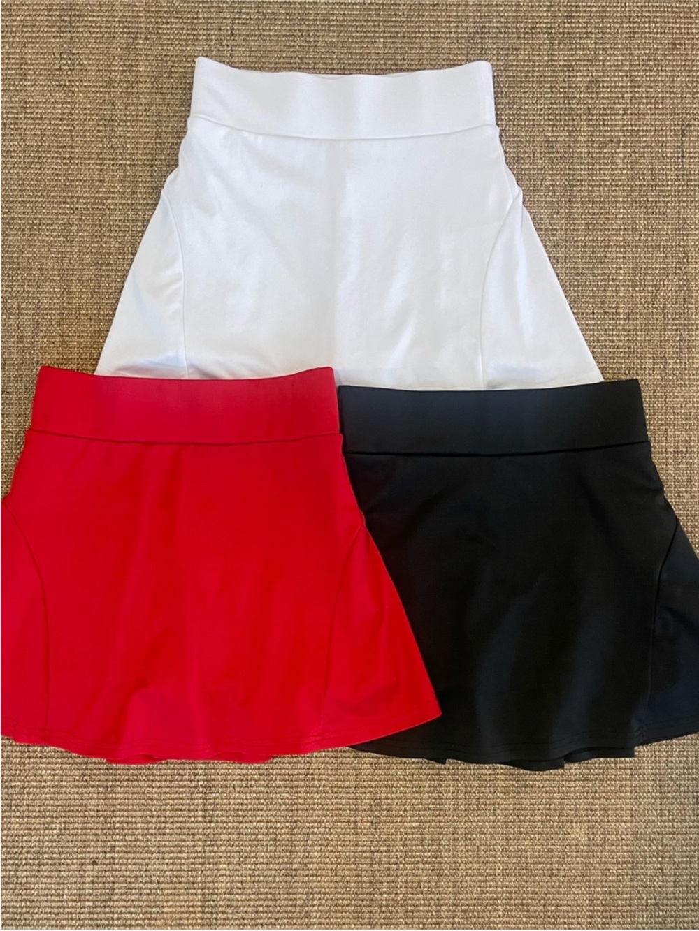 3 Tennis Golf Skort Bundle Small Pleated Athletic Skirts Built-In Shorts Pockets - Picture 2 of 6